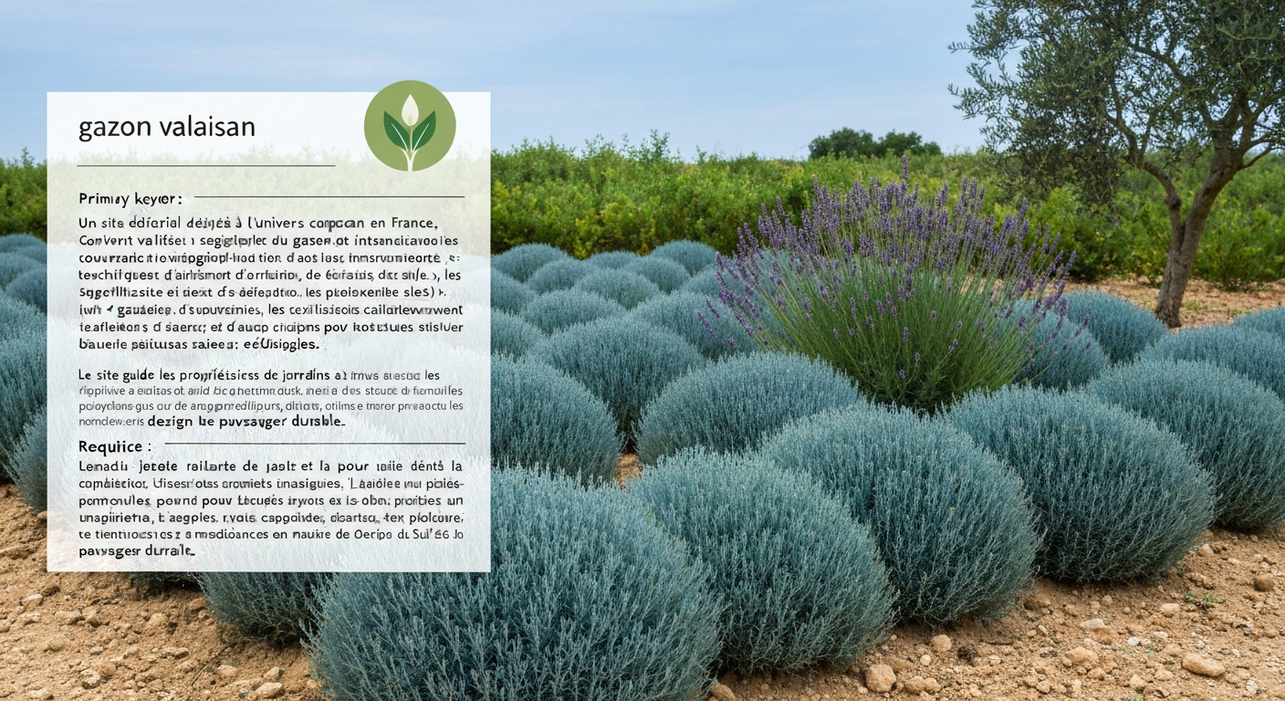 Gazon valaisan : guide complet pour jardins en France et paysagistes
