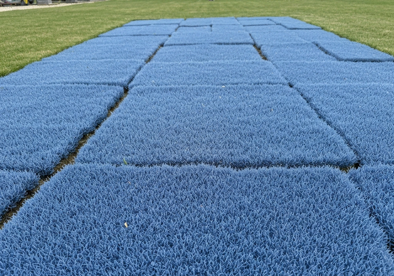 Gazon bleu : causes et solutions pour retrouver une pelouse saine