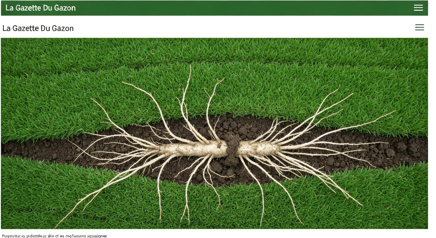 rhizome gazon